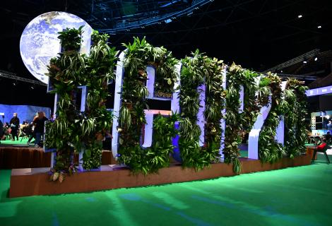 COP26 sign